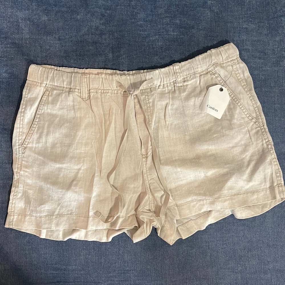 Caslon 100% Linen casual shorts
